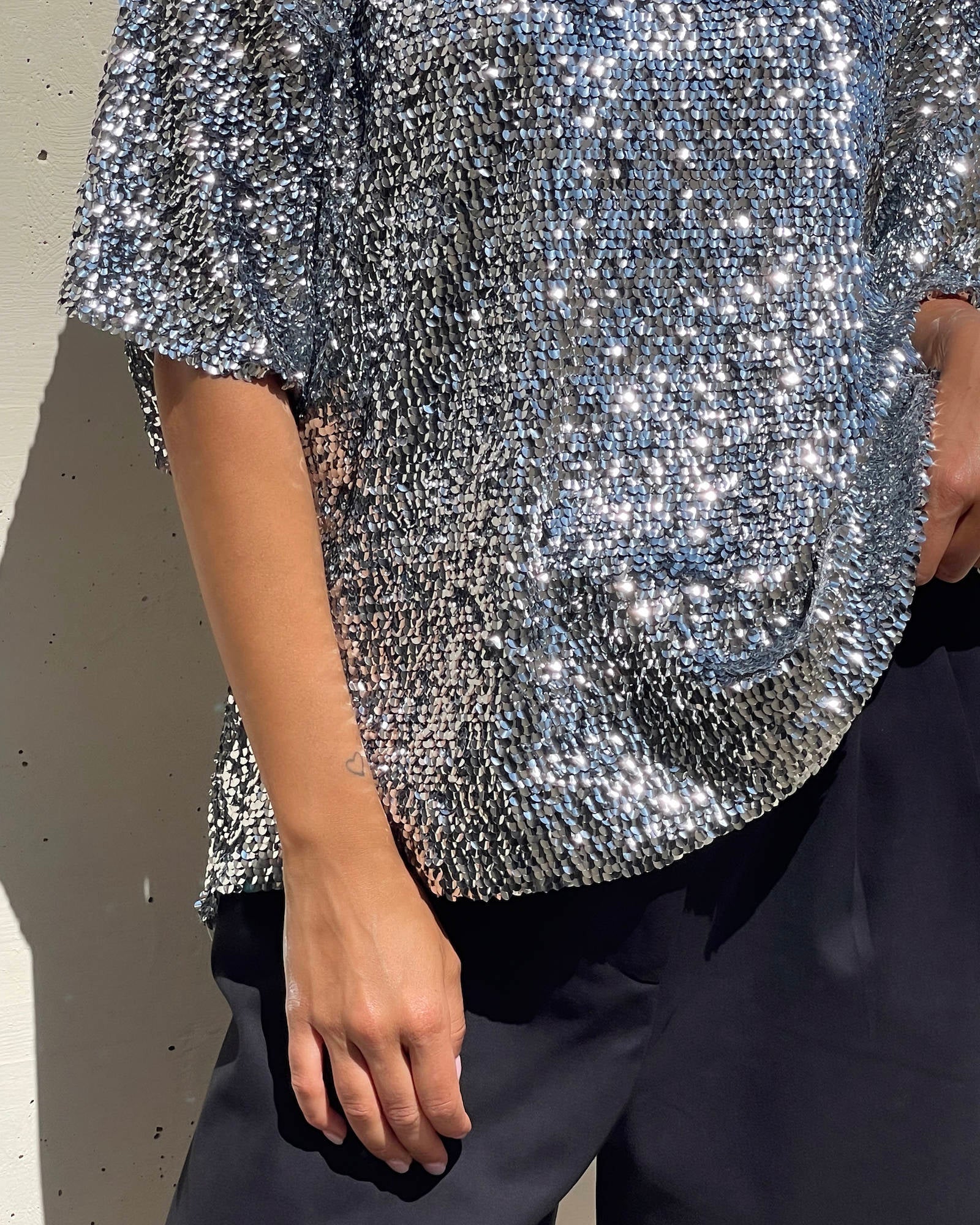 BLUSA PAILLETTES BETTY ARGENTO