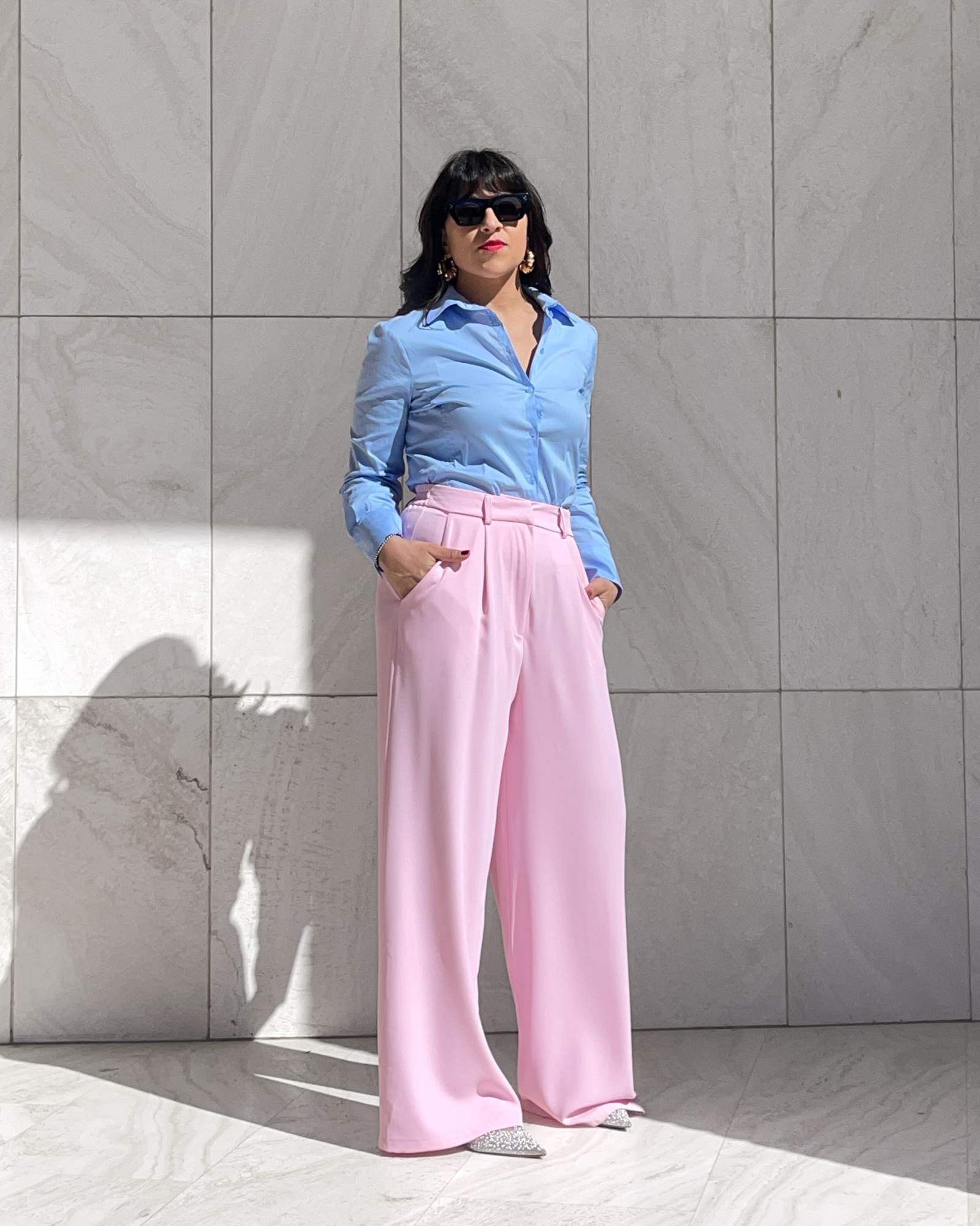 PANTALONE FLOWING ANDREA ROSA