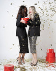 GONNA PAILLETTES STACY SILVER NIGHT