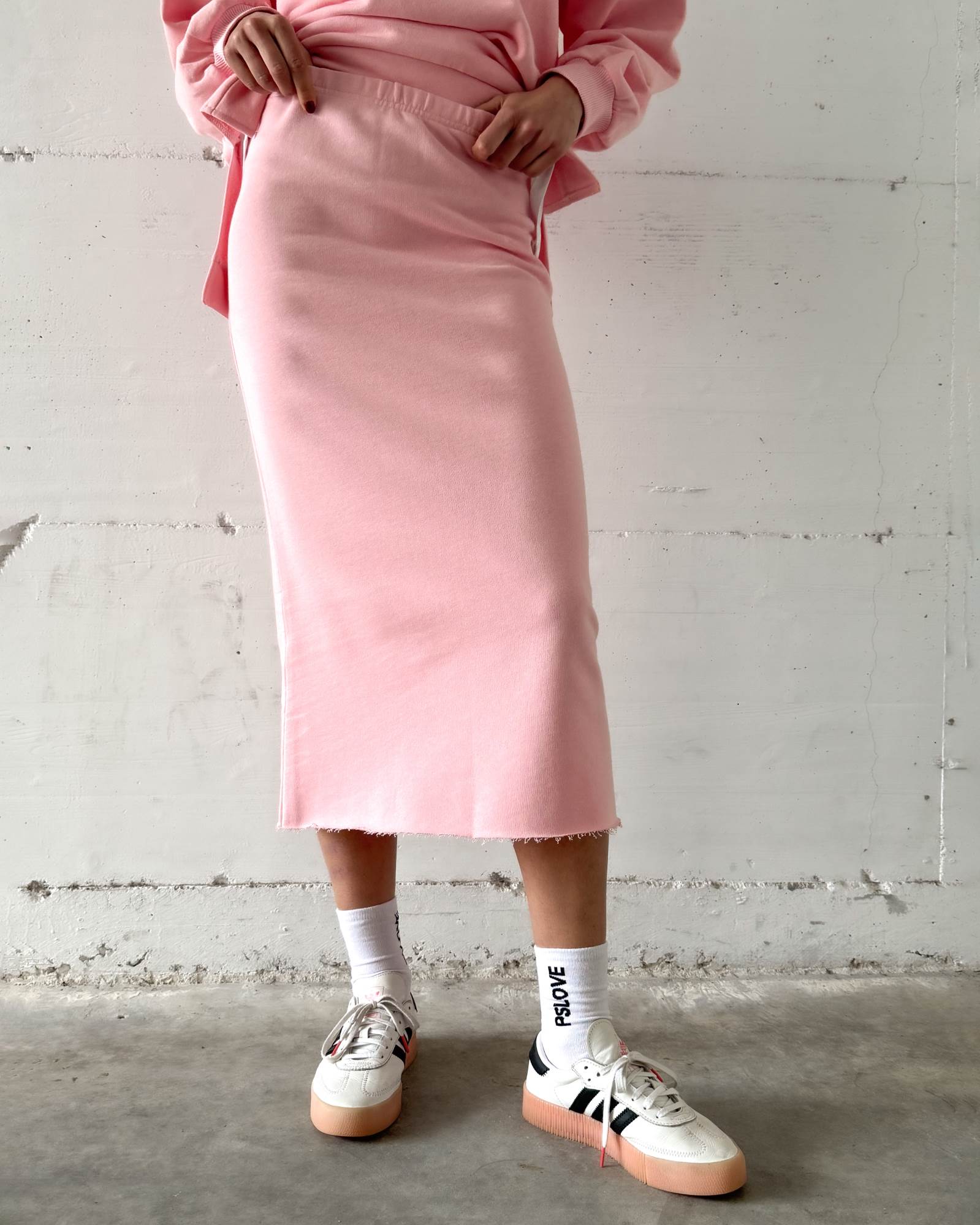 GONNA IN FELPA GINNY PINK