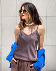 TOP ASTRA SATIN MORO