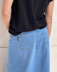 DENIM DIVA SKIRTS LIGHT WASH