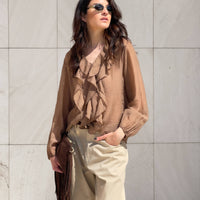 BLUSA ROUCHES OPHELIA CARRUBO
