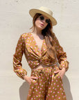 BLUSA KONTATTO HELENA SUGHERO POIS BICOLOR