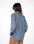 CAMICIA KAROL DENIM CHIARO