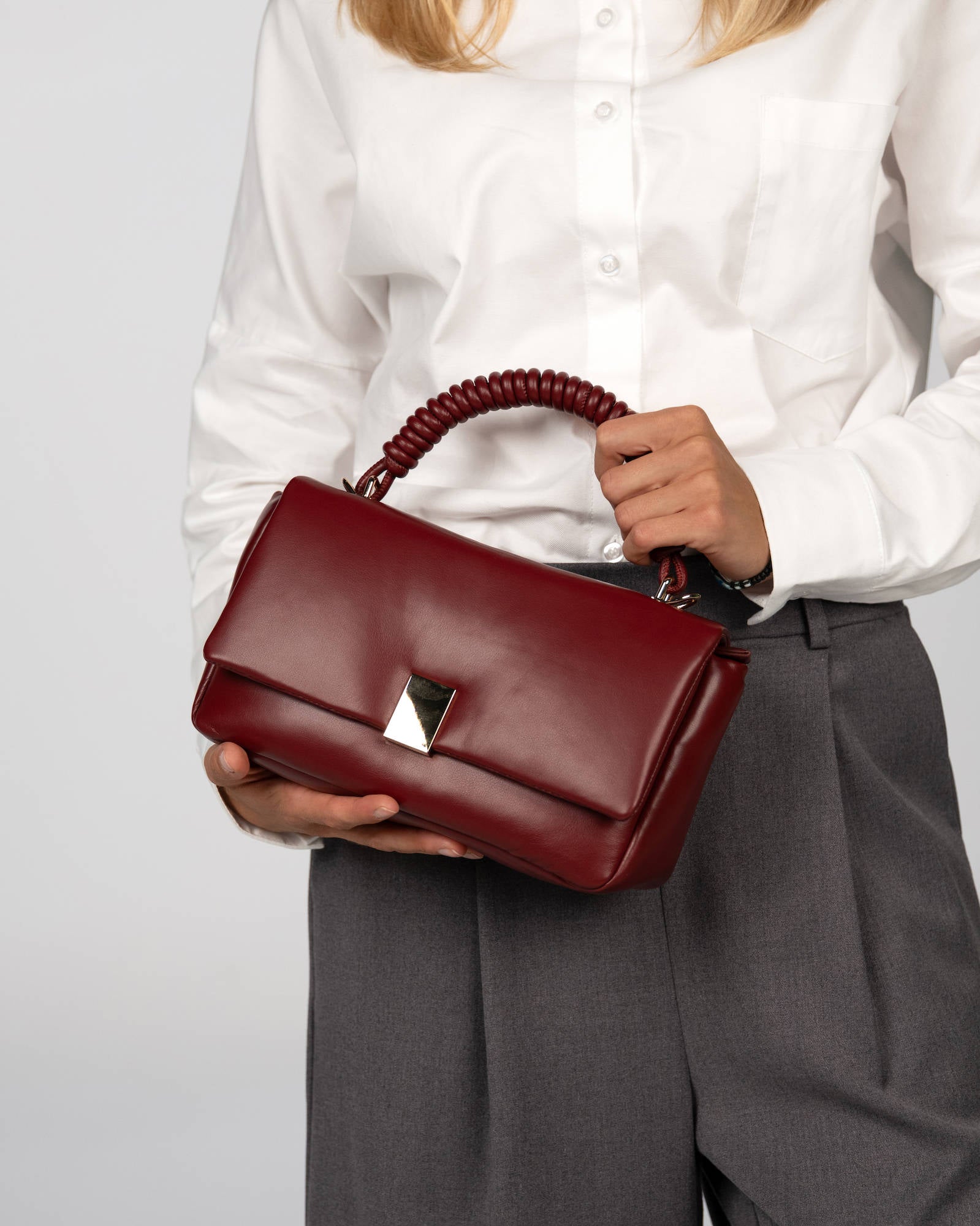 BORSA VENEZIA BURGUNDY