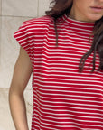 T-SHIRT PEARL ROSSO