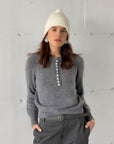 ORECCHINI BUTTON ARGENTO