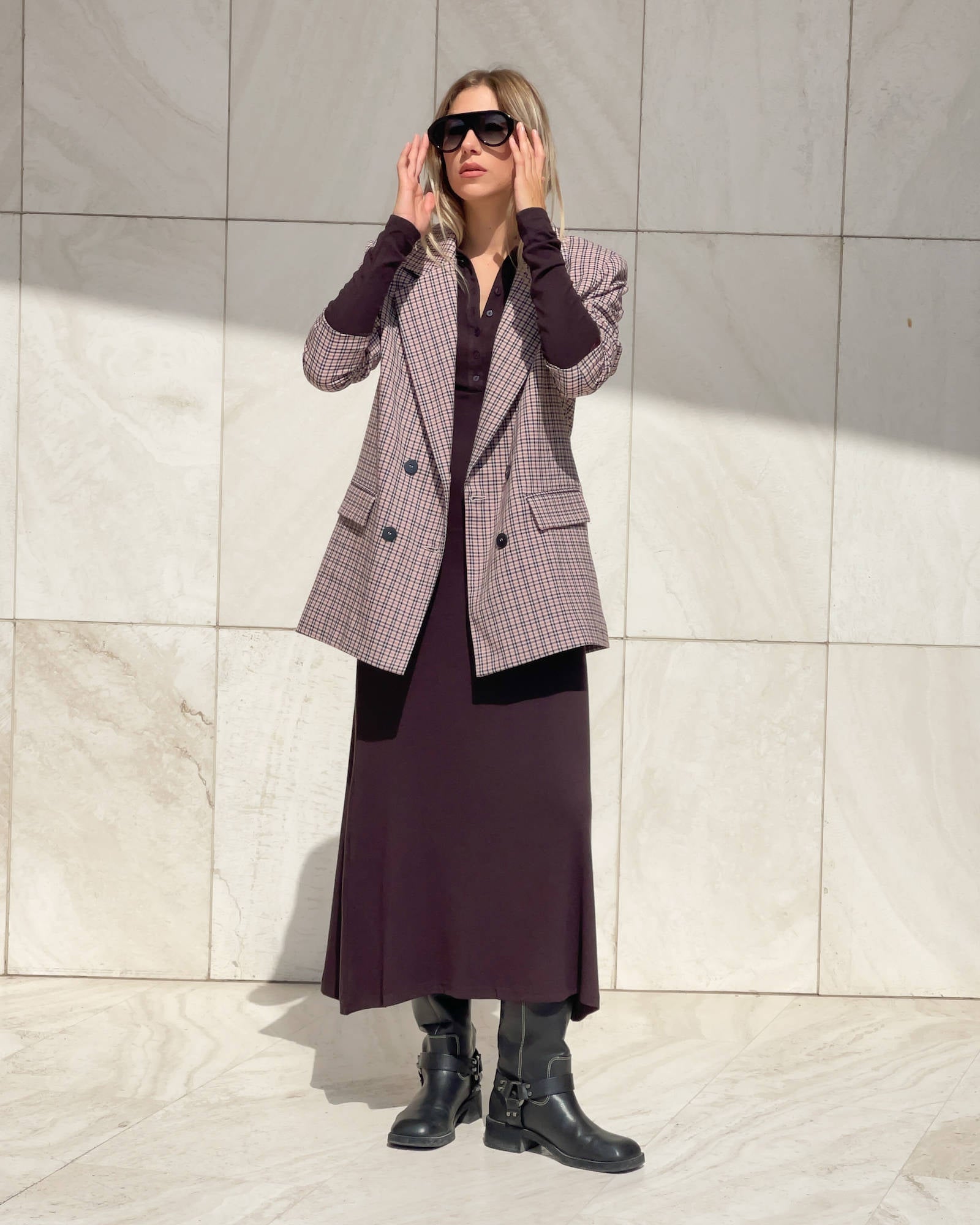 ABITO SPICE POLO PLUM