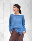 PULL CON FRANGE ANDYE DENIM