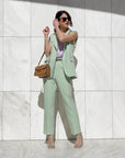 PANTALONE BETA VERDE ACQUA