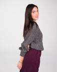 PULL A TRECCE OTIS GRIGIO MEDIO
