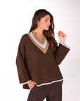 PULL ELIZA MORO CIELO CAMEL