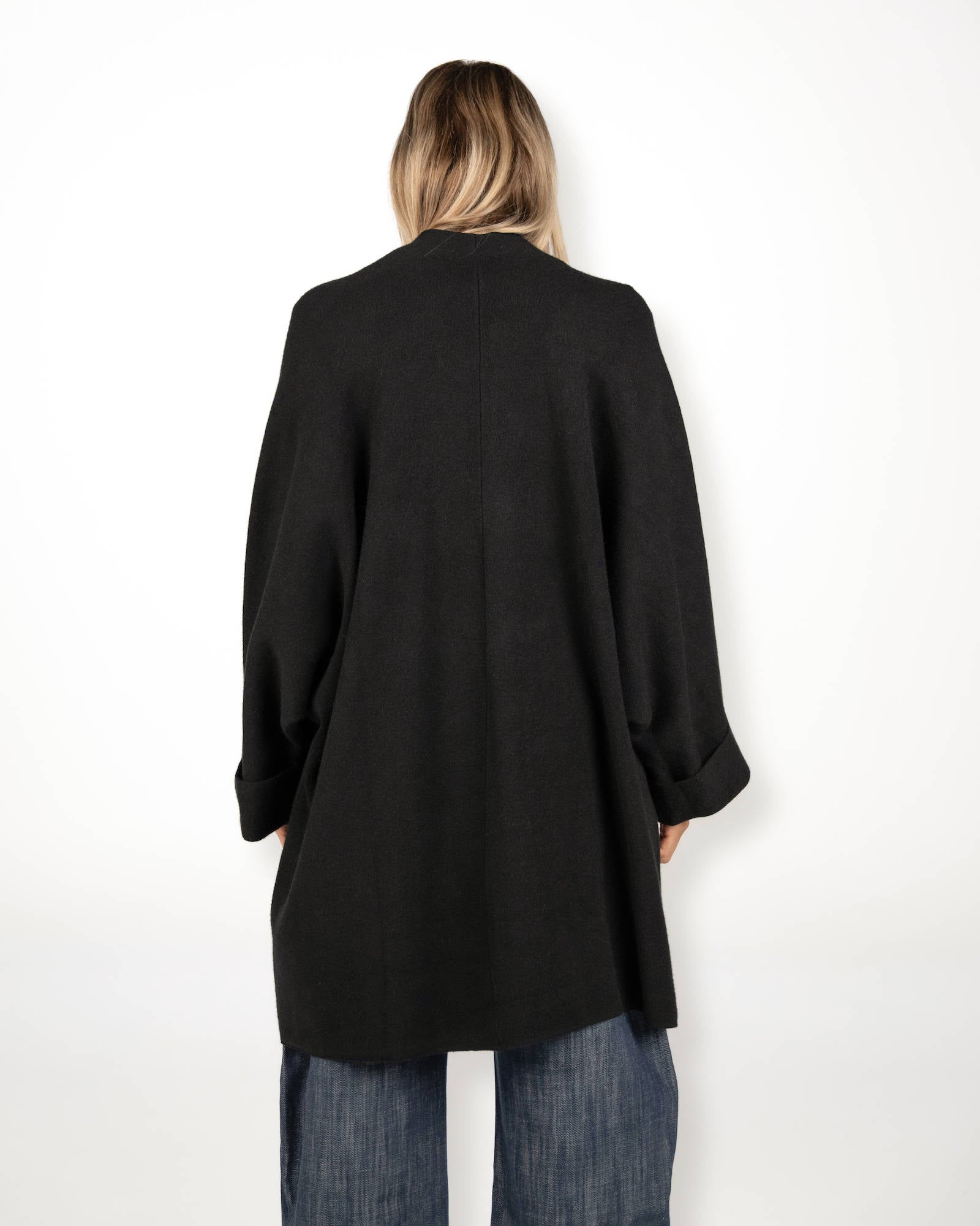 CARDIGAN IN MAGLIA HALLA NERO
