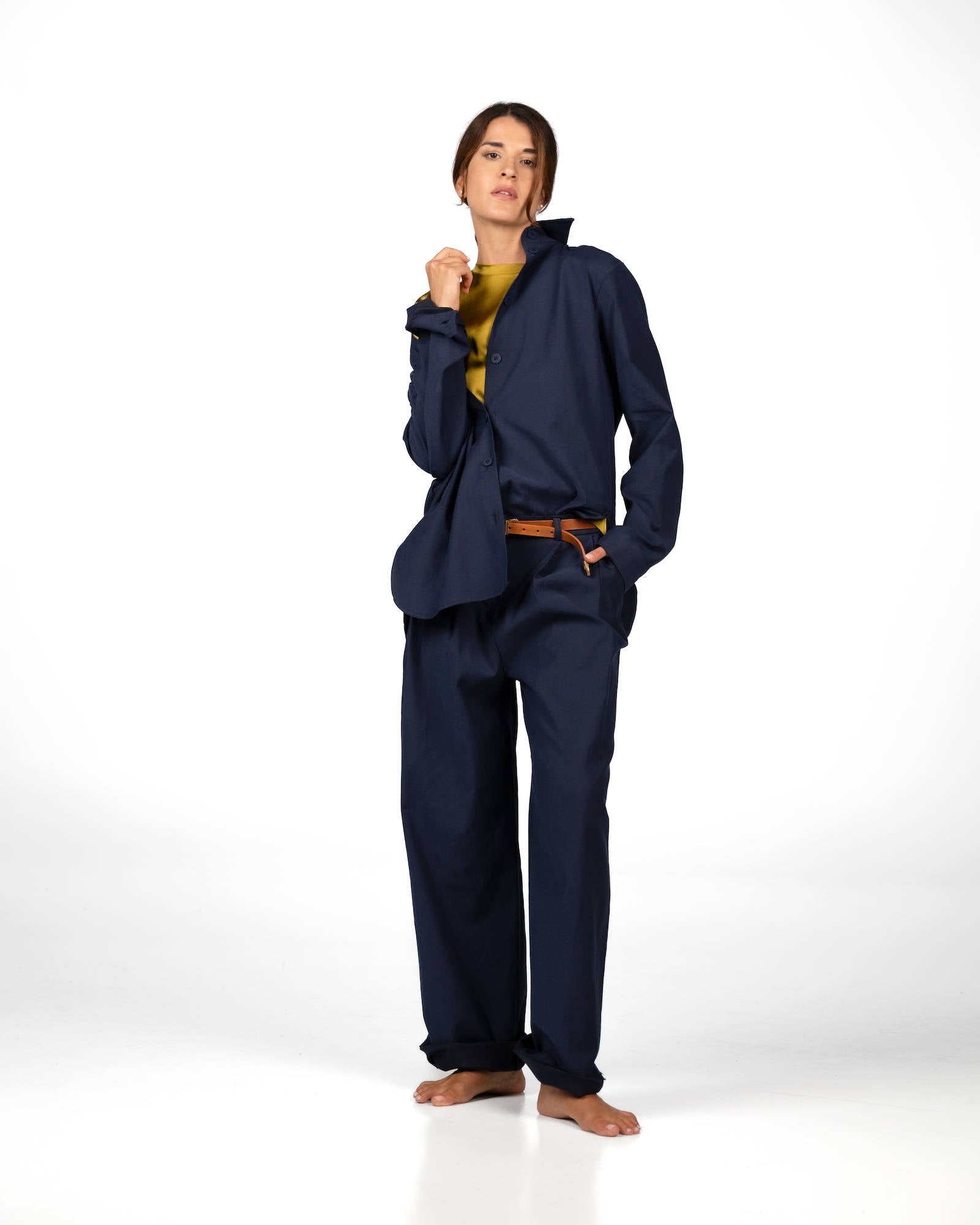 PANTALONE FRAME BLU