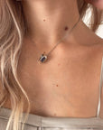 COLLANINA CON PIETRA ARGENTO