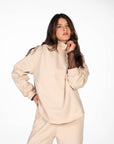COMPLETO FELPA SIENNA BEIGE