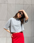 T-SHIRT DERBY GRIGIO