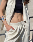 PANTALONE LISBONA RIGA PANNA
