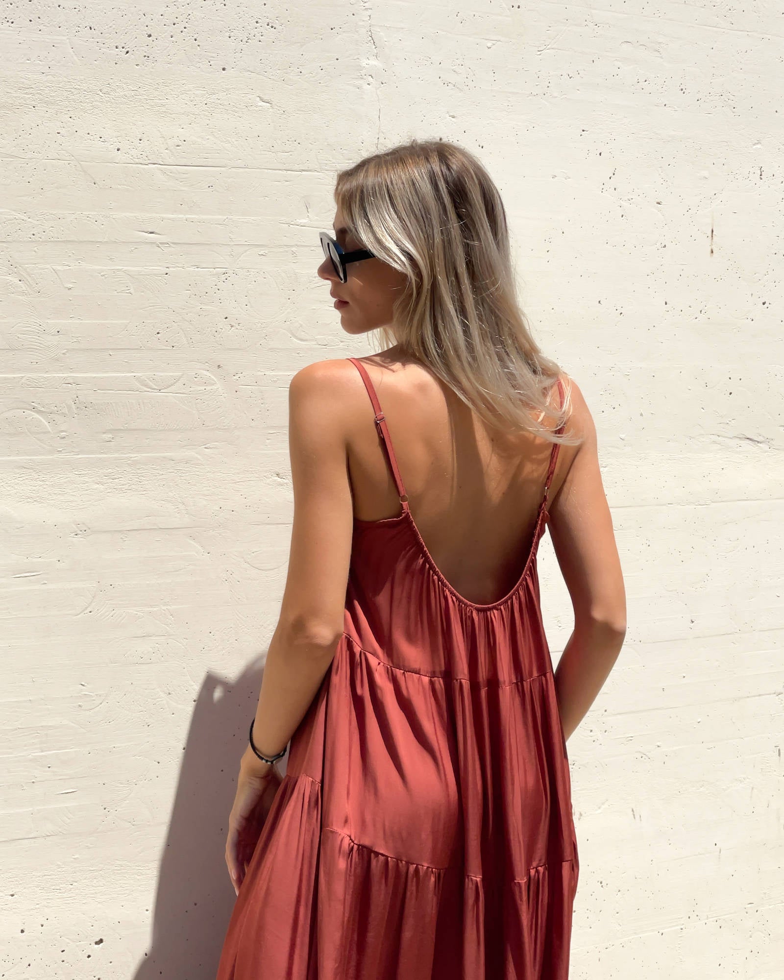 LONG DRESS DAFNE BRUCIATO