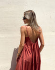 LONG DRESS DAFNE BRUCIATO