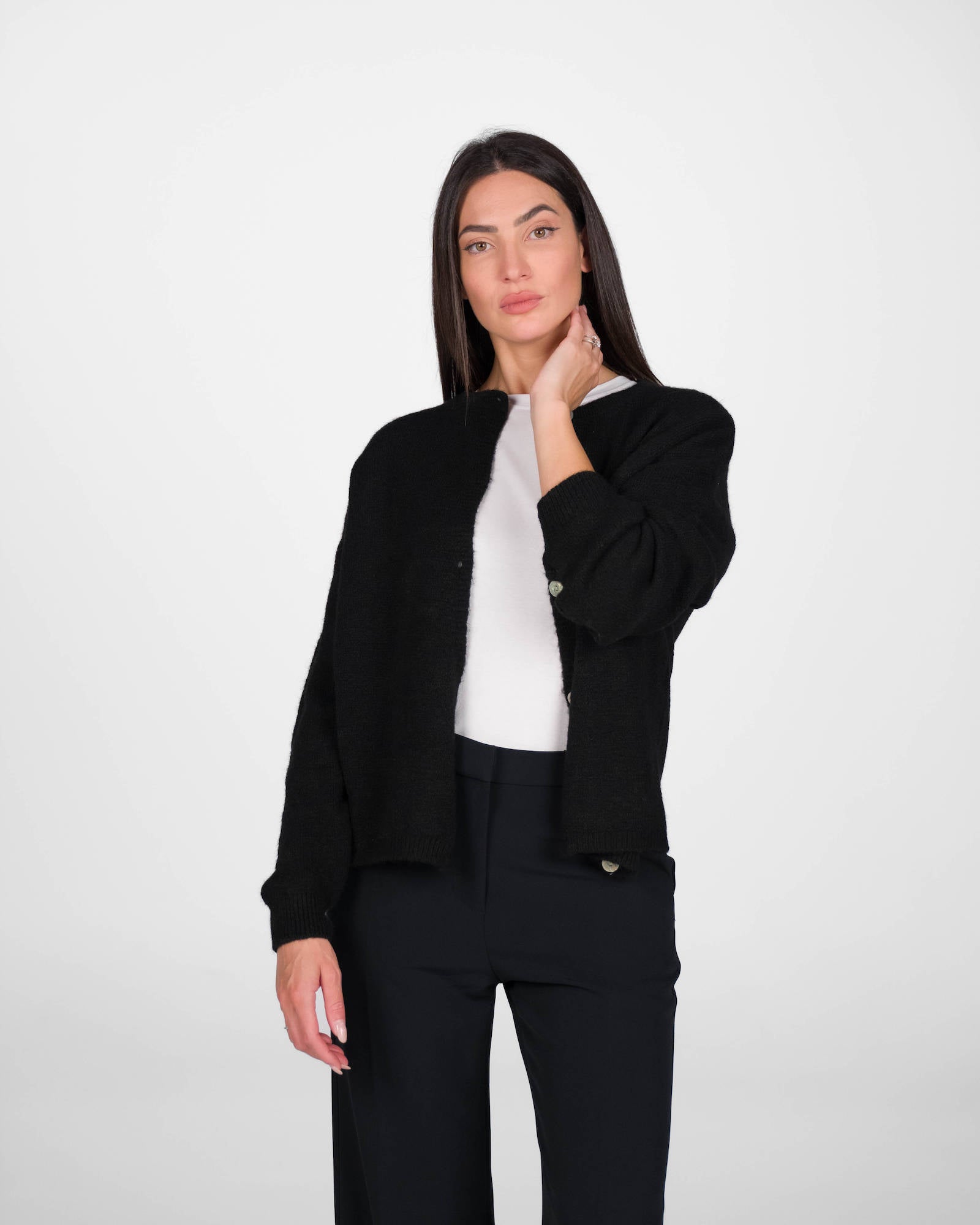 CARDIGAN LEA NERO