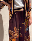 PANTALONE PALM TABACCO