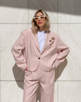 BLAZER CROPPED MEDLEY PINK LADY