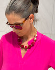 COLLANA FLORA ROSSO
