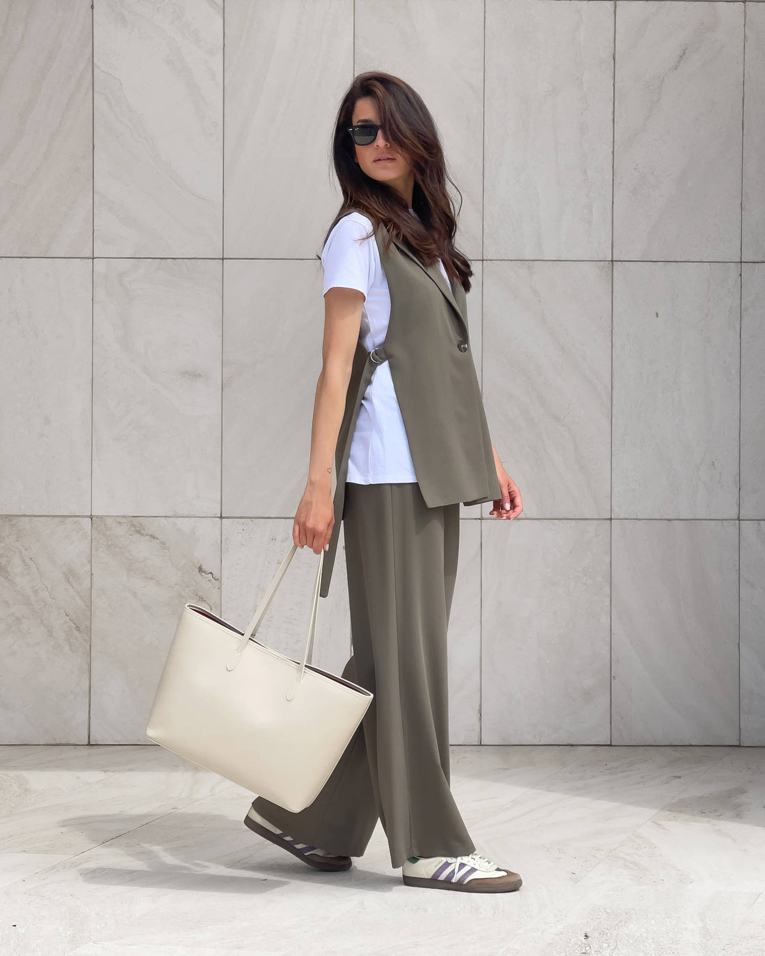 GILET ANAIS VERDE MUD