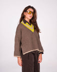 PULL ELIZA FANGO BEIGE LIME
