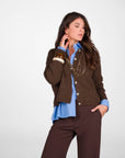 CARDIGAN LEA CIOCCOLATO