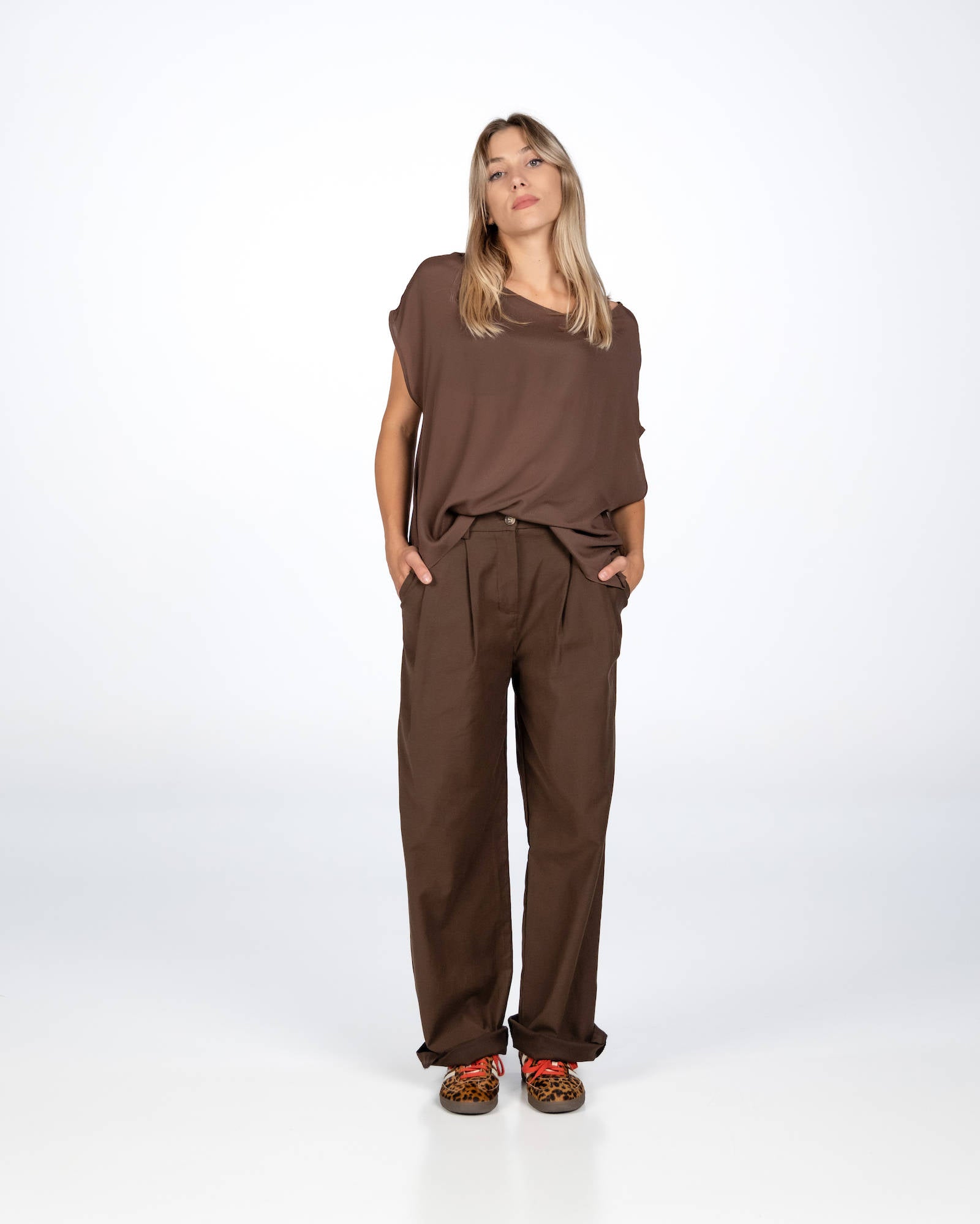 BLUSA GIGLIO CHOCO