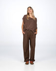 BLUSA GIGLIO CHOCO