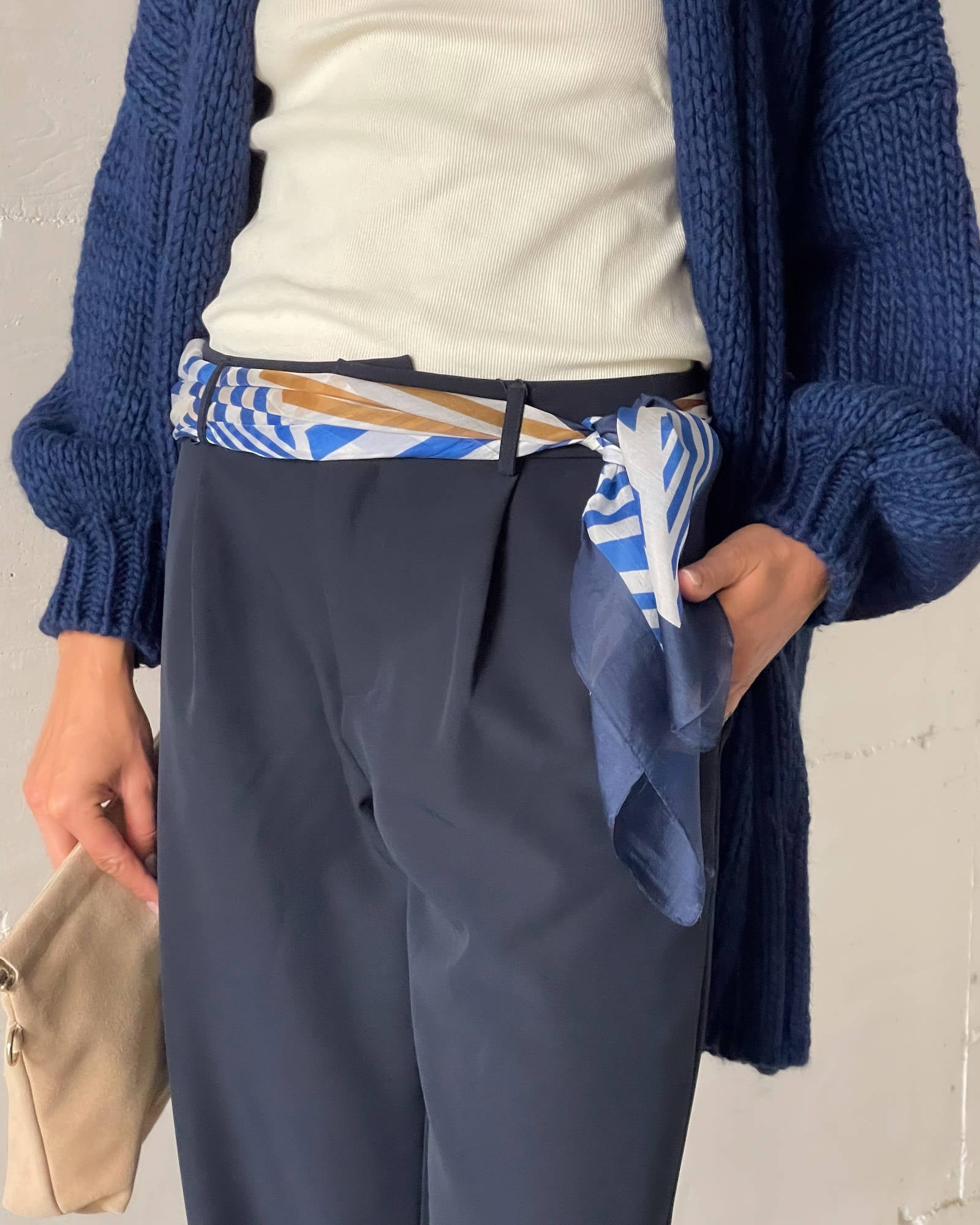 FOULARD ESPOSENDE BLU