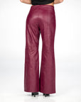 PANTALONE ECOPELLE PETER BORDEAUX