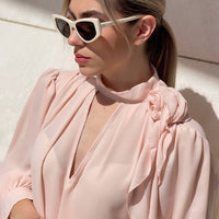 BLUSA IN GEORGETTE EUDORA ROSA