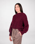 PULL A TRECCE OTIS BORDEAUX