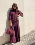 PANTALONE PALAZZO MOLINA VINO