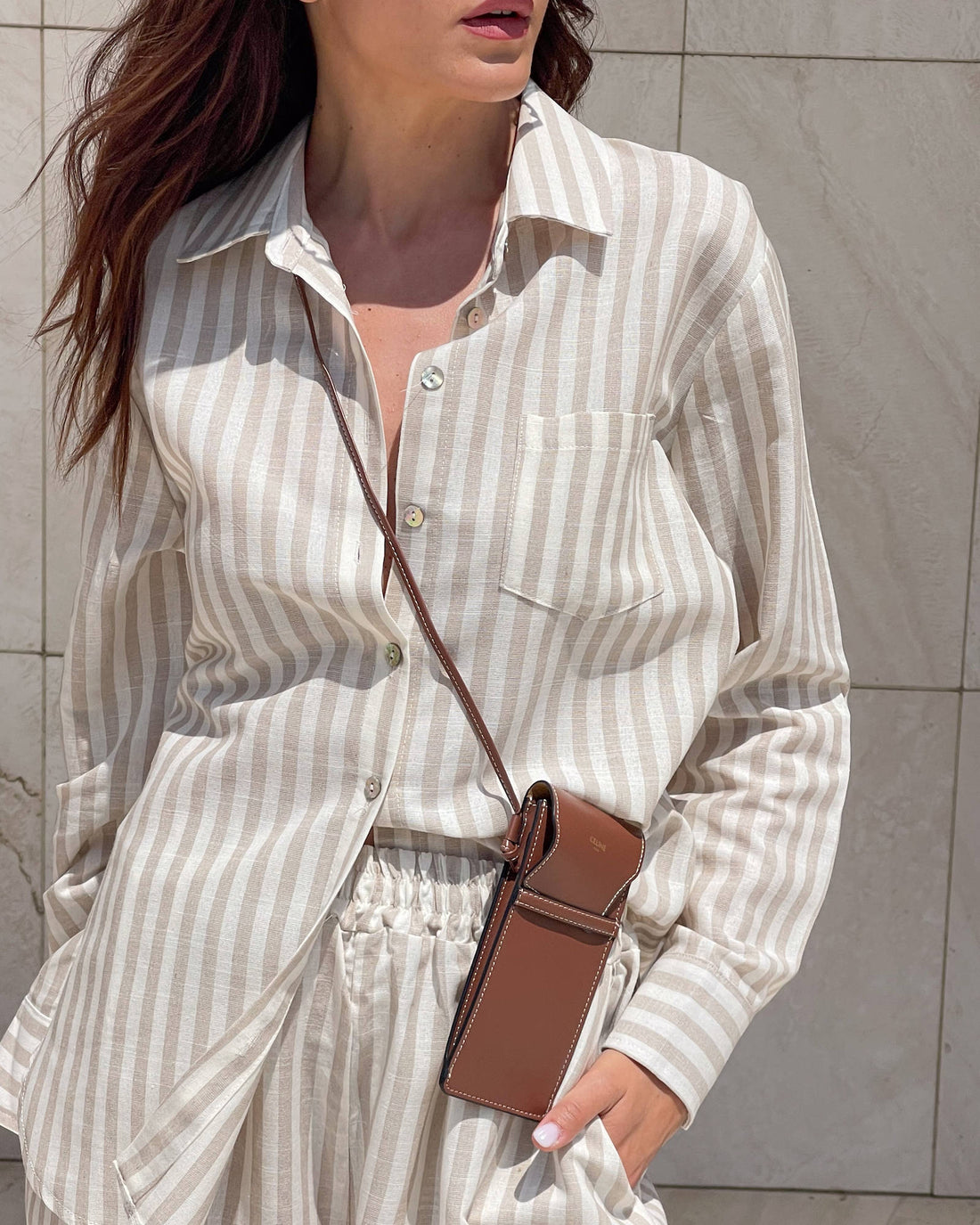 CAMICIA LEVANTE SABBIA