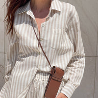 CAMICIA LEVANTE SABBIA