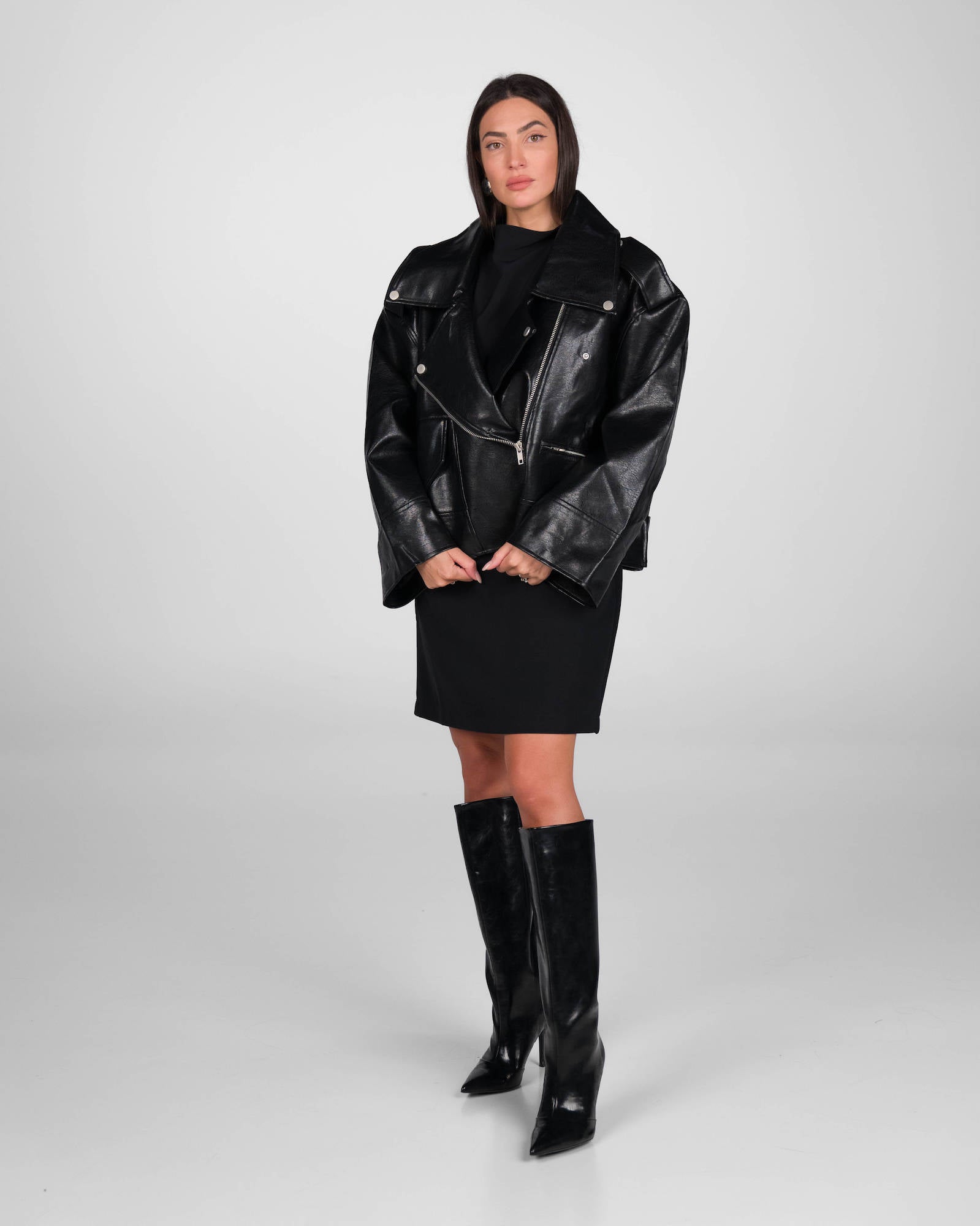 GIACCA ECOPELLE DEAN NERO