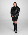 GIACCA ECOPELLE DEAN NERO