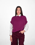 MAGLIA SENZA MANICHE ALICE VIOLET DAMSON