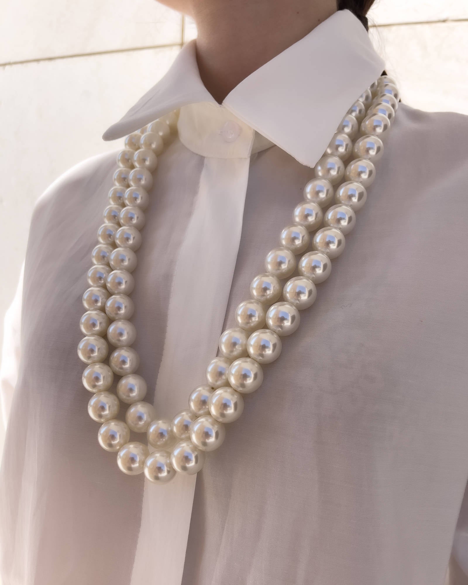 COLLANA PERLE REINE CREMA