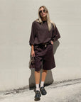 T-SHIRT OVER LINDSEY MORO