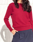 GIROCOLLO 100% PURA LANA BORDEAUX