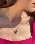 COLLANINA CON PIETRA ORO