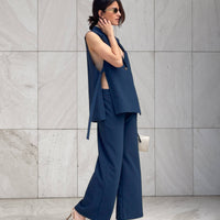 GILET ANAIS BLU