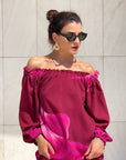 DRESS KYLE BORDO' FUXIA